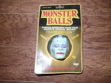 FRANKENSTEIN illco On Card Universal Monsters Vintage Monster Balls Madballs MOC picture