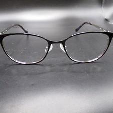 Karen Kane FENUGREEK Eggplant Purple Cat Eye Eyeglass Frames 51-17-140 Full Rim picture
