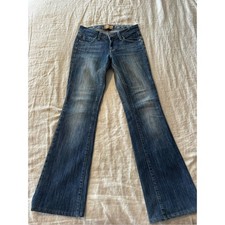 VTG Paige premium denim Hollywood hills blue bootcut jeans lowrise 26 Petite picture