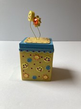 Claire's Smiley Sun Present Trinket Box 2004 #3 Y2K Tween Girl Jewelry Vintage picture