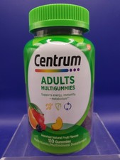 Centrum Adult Multigummies Energy Immune Metabolism Support 110Ct Gummies 01/27 picture