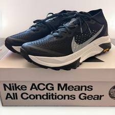 Nike ACG Zegama Trail Men's Trail Shoes Black/White US 13 Medium HV8139-001 picture