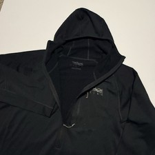Sitka Gear Core Heavyweight Hoody Mens XL Black 1/2 Zip Pullover Wicking Hunting picture