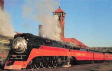 Southern Pacific 4449 Train Portland Oregon Station Vintage Postcard Unposted picture