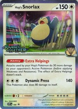 Hop's Snorlax (Prerelease) 184 Scarlet & Violet Promo Promo Holo LP picture