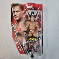 WWE Chris Jericho Series 68B Wrestling Figure Chase Slammy Award Bonus READ picture