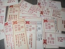 Miller High Life beer Milwaukee Pallet shipping labels 30pc 1950's   advertising picture