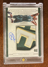 2016-17 Panini National Treasures Thon Maker RC Auto Patch #177 /49 Bucks picture