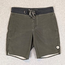 Roark Revival Well Worn Board Shorts Men's 32 Green Hybrid Hiking picture
