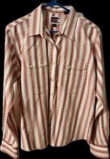 VTG Panhandle Slim Regular XL Multicolor Button-Up Western Shirt Pre-Owned picture