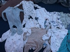 Baby Unisex 0-3M Lot Cotton Knit Long Sleeve sleepers Bodysuits Animal Print picture