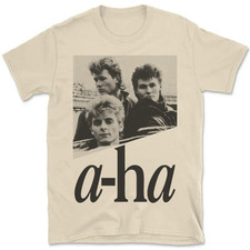 NEW A-Ha Band Short Sleeve Cotton Sand T Shirt All Size JJ22 picture