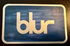 Blur 13 Album Single tender from 1999 Sticker Original Promo (rectangle) 4x2.5 picture