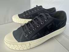 New Fendi Men's Sneakers Tennis Shoes Domino Size 10 Blue Logo picture