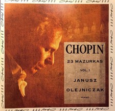 Chopin 23 Mazurkas CD Janusz Olejniczak DISC ONLY NO BOX clean playing surface picture