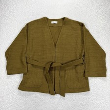 Madewell Texture Thread Wrap Jacket Women’s L Belted Boho Cottagecore Minimalist picture