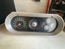 1962'-65 chevy nova / van speedo cluster with aftermarket gauges picture