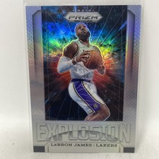 2024-2025 Panini Prizm Deca Explosion Silver Prizm #10 Lebron James LA Lakers picture