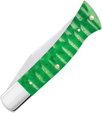 Case Cutlery Axe Handle Bright Green Folding Stainless Pocket Knife 11445 picture
