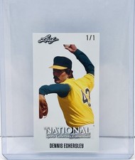 1/1 Dennis Eckersley 2026 Leaf National Convention Mini picture