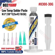 BEEYUIHF 30g Lead Free Soldering Paste Sn42 Bi58 (T3) 138℃ Melting Point picture