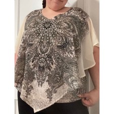 Westport 1962 Flowy Paisley Print Blouse picture