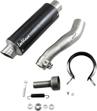 Leo Vince GP Corsa Slip-On Mufflers Carbon Stainless Steel 8760 picture