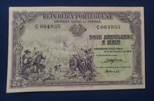 Portugal Angola 1948 2 1/2 Angolares Pick 71 EF+++ to almost UNC picture