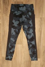Athleta Elation 7/8 Leggings Womens XS Camo Powervita High Rise Yoga Gray Navy picture