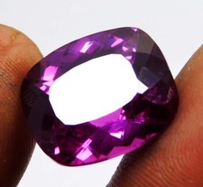 Certified Natural 16.10 Ct Purple Blue Taaffeite Cushion Cut Loose Gemstone @ picture