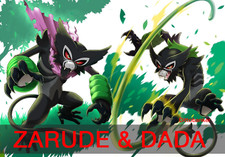 Pokemon Sword/Shield ZARUDE + DADA ZARUDE 2x Pokemon (2020 CoCo MOVIE) NO-CODE picture
