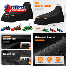 Heavy Duty Tractor Cover Waterproof 600D Oxford | Fits John Deere, Kubota picture