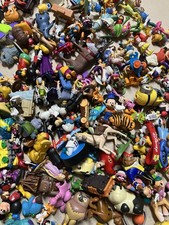 Disney Pixar Character Figures Lot of 10 Random Mixed Toys Mickey Stitch Buzz picture