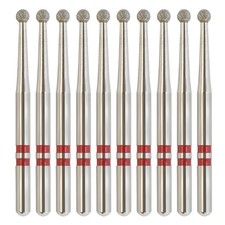 Dental Zirconia Cutting Diamond Burs Round Fine Grit Z801L/014F FG High Speed picture