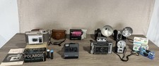 Lot of 11 vintage cameras All Untested.  Read Description For Makes And Models picture