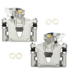 2x Rear Left & Right Brake Calipers w/ Braket for Jaguar X-Type 2002 2003-2005 picture