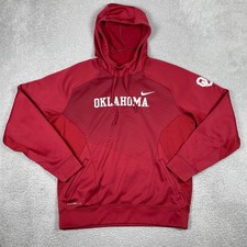 Nike Oklahoma Sooners Hoodie Mens XXL Red Nike Therma-FIT Elite NCAA Athletic picture