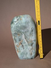 1ft 26 Pound Polished Green Crystal Mineral Green Moonstone, Serpentine, Or Jade picture