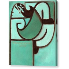 Hawaiian Woman Enjoying Tradewinds Canvas PRINT 20x24