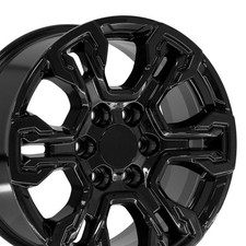 One 18 Inch Black Alloy Wheel for 2019 Ram 1500 6x139.7 18x8.5 WKWV picture