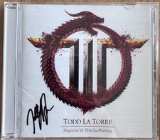 Todd La Torre - Rejoice In The Suffering (Signed by Todd) Cd Never Player picture
