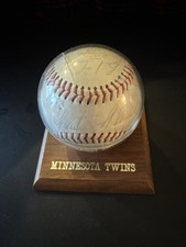 1983 Autographed Minnesota Twins Team Baseball picture