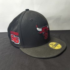 RARE Chicago Bulls New Era Rally Drive EST. 66 Side Patch 59FIFTY Fitted Hat  picture