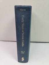Forty Years of Screen Credits 1929-1969 Vol 2 K-Z John T Weaver 1970 Hardcover picture