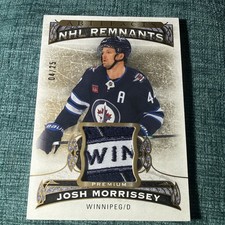 2026-27 UD Artifacts Josh Morrissey Premium Game Used SSP Patch  /25 -Sick Patch picture