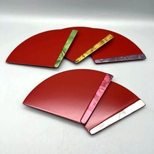 Zohiko Kyoto Iridescent Lacquer Plate, Rainbow Gold Silver Pink picture