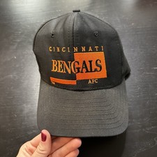 Vintage Cincinnati Bengals AJD Snapback Hat – NFL – 1990s Signature Collection picture
