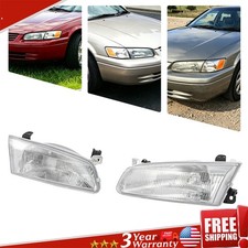 Halogen Headlight Assembly For 1997-1999 Toyota Camry Left & Right Side Headlamp picture