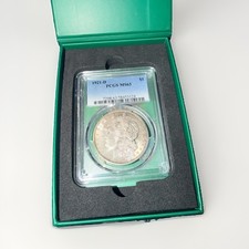 1921-D Morgan Silver Dollar $1 Silver 0.9 PCGS MS63 - Better Date - KM#110 picture