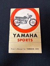 Vintage Yamaha 305 Sports Rider's Manual picture